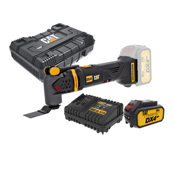 CAT Combo-11 Πολυεργαλείο DX41B + κασετίνα -50% + δώρο μπαταρία 4.0ah DXB4 + δώρο διπλό φορτιστή DXC42