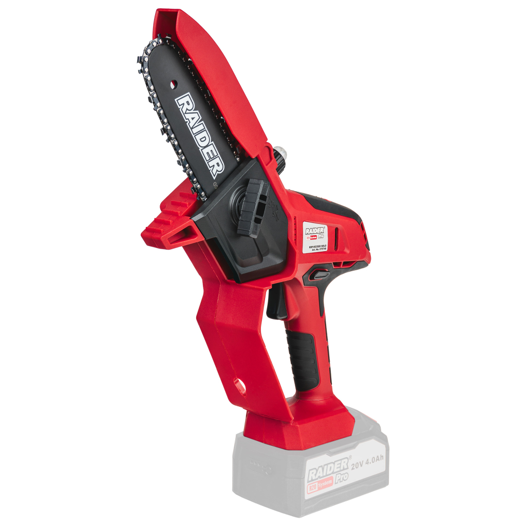 075748 RAIDER R20 Solo Αλυσοπρίονο μπαταρίας 20V 2.13kg με λάμα 15cm RDP-KCCS20 075748 - Image 1