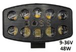 Προβολέας οχημάτων LED - 48W - 12/24V - 1102642/04 - 110859 - Image 2