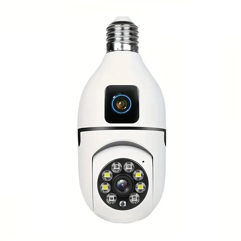 080021 Κάμερα ασφαλείας IP - Dual - Lamp E27 - 080021 - Image 1