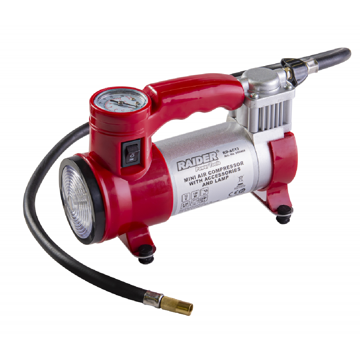 089408 RAIDER Κομπρεσέρ αέρος αυτοκινήτου RD-AC13 12V 089408 - Image 1