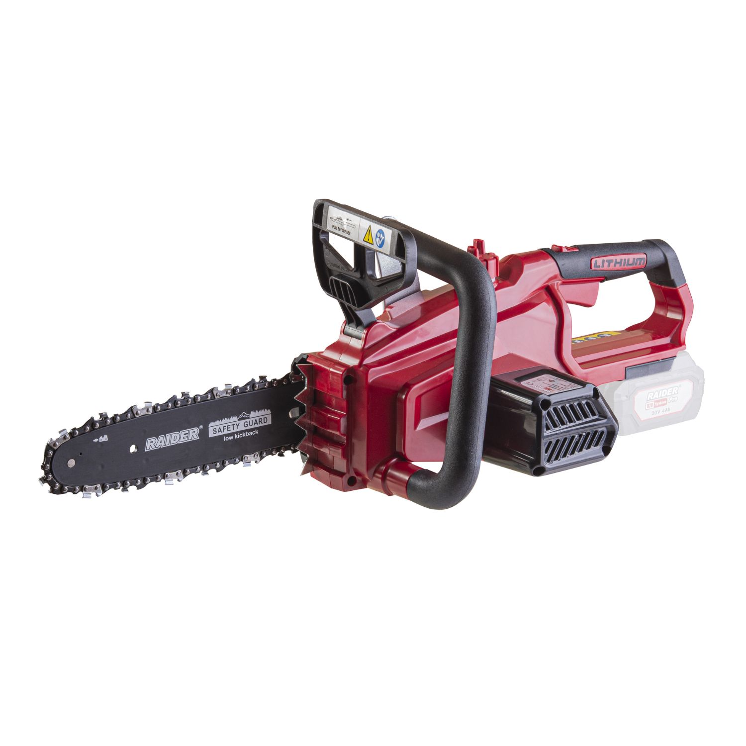 10-5294 RAIDER R20 Solo Αλυσοπρίονο μπαταρίας 20V 3kg με λάμα 25cm RDP-SCHS20 075710 - Image 1