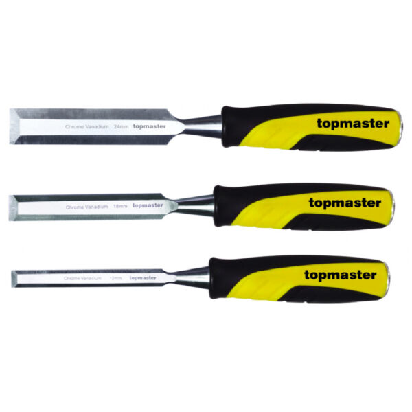 TOP MASTER Σκαρπέλα σετ 3τεμ. 65MN 12/18/24 350139