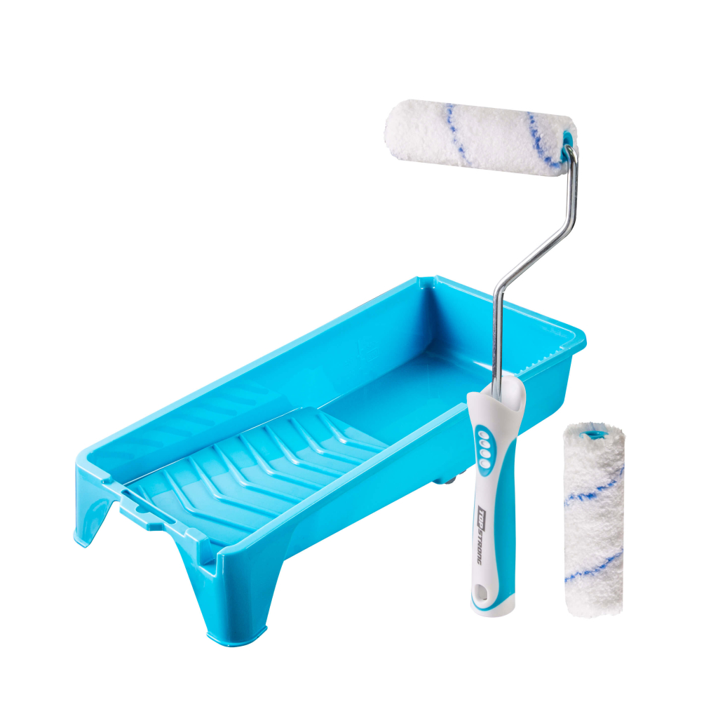 10-6063 TOP STRONG Σετ βαφής ρολό 10cm με σκαφάκι 540666 - Image 1