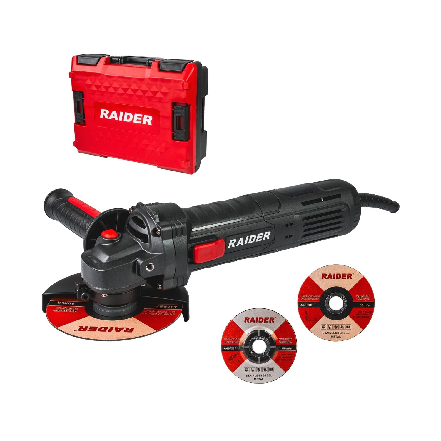10-6481 RAIDER Γωνιακός Τροχός 125mm 900W RDP-AG79 020151 - Image 1