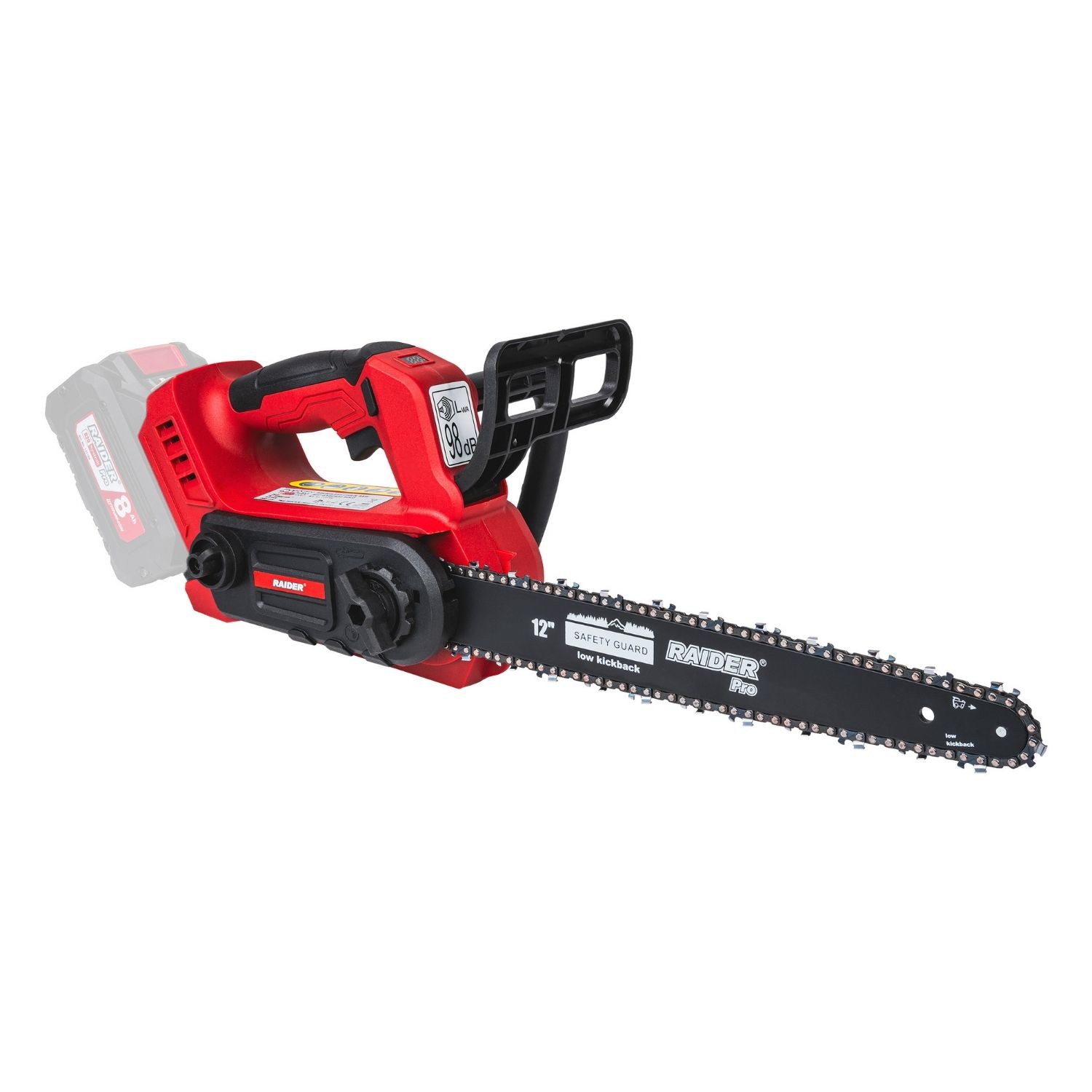 10-6683 RAIDER R20 Solo Αλυσοπρίονο μπαταρίας 20V 1,7kg με λάμα 30,5cm RDP-GXBCS20 075769 - Image 1