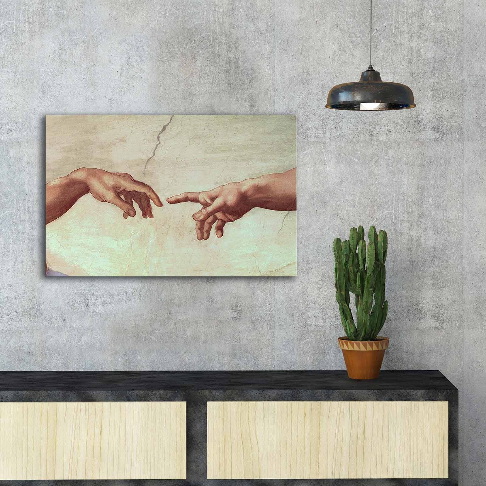Frame template on the wall in room / 3D render image Πίνακας "KLIK-1411" από mdf με ψηφιακή εκτύπωση 45x3x70 - Image 1