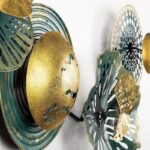 Διακοσμητικό τοίχου "KLIK-1814" από μέταλλο πολύχρωμο 100x8x50 - Image 4