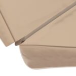 Ομπρέλα στρόγγυλη από αλουμίνιο/ύφασμα σε εκρού χρώμα Φ3μ - Image 4