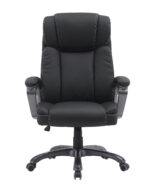 Πολυθρόνα γραφείου διευθυντή "DALIA" Premium Quality pu μαύρο 68x75x109/117 - Image 2