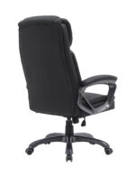 Πολυθρόνα γραφείου διευθυντή "DALIA" Premium Quality pu μαύρο 68x75x109/117 - Image 4