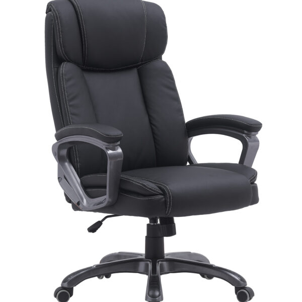 Πολυθρόνα γραφείου διευθυντή "DALIA" Premium Quality pu μαύρο 68x75x109/117