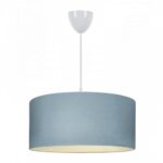 Φωτιστικό μονόφωτο από ύφασμα σε μπλε χρώμα Ε27 Φ38