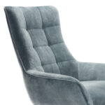 Πολυθρόνα ''Mirabel'' από ύφασμα σε μπλε χρώμα 81x85x99εκ - Image 6