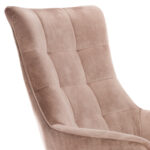 Πολυθρόνα ''Mirabel'' από ύφασμα σε μπεζ-γκρι χρώμα 81x85x99εκ - Image 5