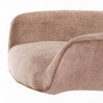 Πολυθρόνα ''Mirabel'' από ύφασμα σε μπεζ-γκρι χρώμα 81x85x99εκ - Image 6