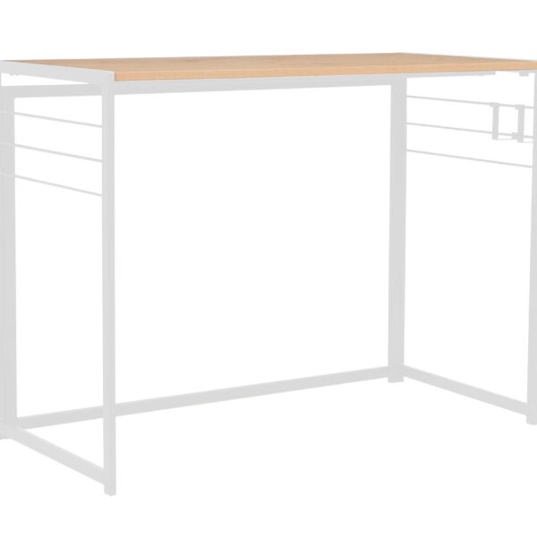 Γραφείο "Vitor" με ρυθμιζόμενο ύψος σε χρώμα σονόμα-λευκό 100x50x75