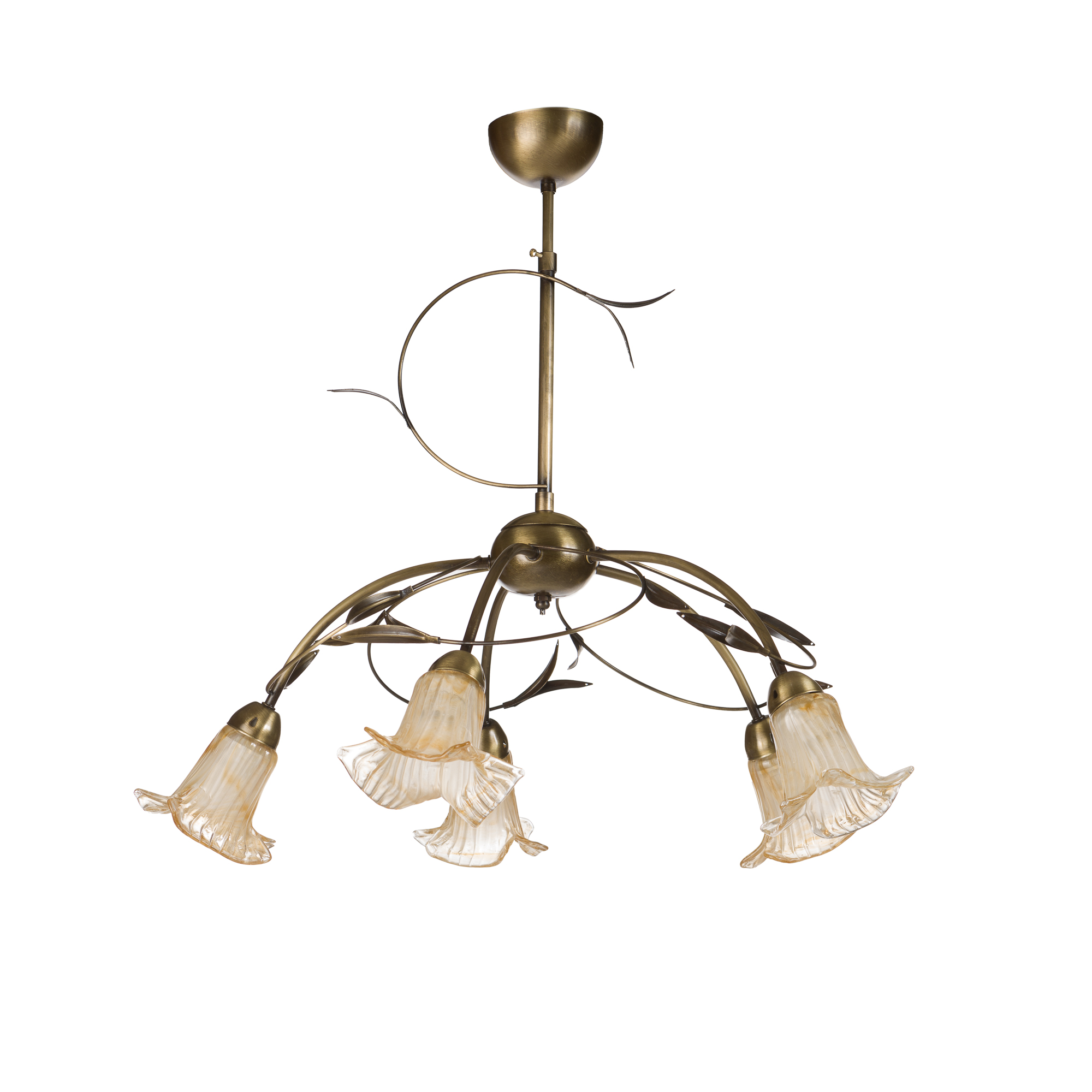 100-03519 Φωτιστικό οροφής ''MELISSA'' bronze-οξυντέ 5φωτο Ε14 - Image 1