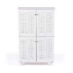 Παπουτσοθήκη-ντουλάπι REAL χρώμα λευκό 77x34x123 - Image 2