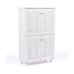 Παπουτσοθήκη-ντουλάπι REAL χρώμα λευκό 77x34x123