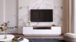 Έπιπλο τηλεόρασης "VIANA" σε χρώμα atlantic pine/λευκό 180x45x45 - Image 4