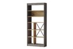 Βιβλιοθήκη "VIANA" σε χρώμα felt/γκρι 76x25x170