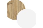 Βιβλιοθήκη "VIANA" σε χρώμα felt/λευκό 76x25x170 - Image 5