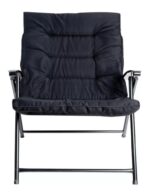 Πολυθρόνα relax "RONA" πτυσσόμενη 2 θέσεων σε χρώμα μαύρο 68x74x93 - Image 5