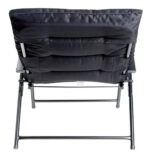 Πολυθρόνα relax "RONA" πτυσσόμενη 2 θέσεων σε χρώμα μαύρο 68x74x93 - Image 7