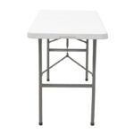 Τραπέζι catering "Pik" πτυσσόμενο-βαλίτσα λευκό 122x60x74 - Image 5