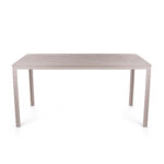 Τραπέζι κήπου "Dofre" από μέταλλο-pp σε μπεζ χρώμα 156x78x74 - Image 2