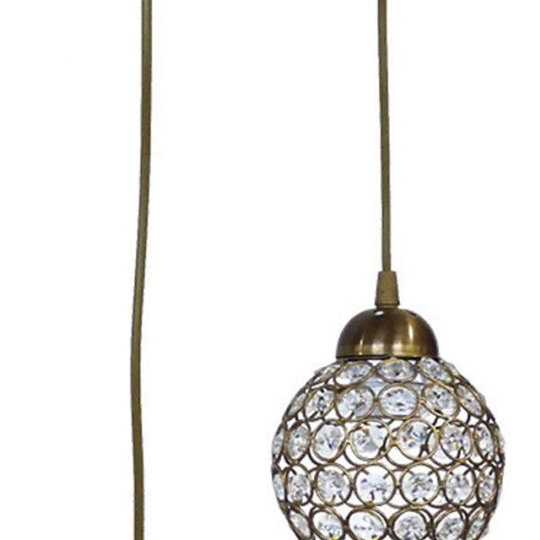 Φωτιστικό οροφής ''CAROLINA NEW'' bronze-οξυντέ 2φωτο Φ15 Ε27