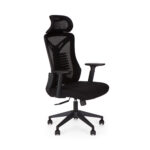 Καρέκλα γραφείου διευθυντή JAMES mesh μαύρο 65x61x117/125