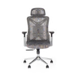 Καρέκλα γραφείου διευθυντή WING mesh ανοιχτό γκρι 65x61x117/125 - Image 2