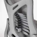 Καρέκλα γραφείου διευθυντή WING mesh ανοιχτό γκρι 65x61x117/125 - Image 5