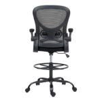 Καρέκλα γραφείου εργασίας ZIO ύφασμα mesh σε μαύρο 62x53x131 - Image 8