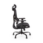 Καρέκλα γραφείου διευθυντή με υποπόδιο LINUX mesh μαύρο 61x63x117/125 - Image 8