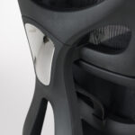 Καρέκλα γραφείου διευθυντή με υποπόδιο LINUX mesh μαύρο 61x63x117/125 - Image 6