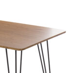 Τραπέζι Lino σε χρώμα sonoma-μαύρο μέταλλο 120x70x75 - Image 3