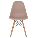 Καρέκλα Alta PP καπουτσίνο-φυσικό πόδι 46x50x82 - Image 2