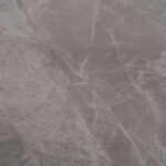 Τραπέζι Rav γκρι μαρμάρου sintered stone-μαύρο μέταλλο 140x80x75 - Image 3