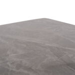 Τραπέζι Rav γκρι μαρμάρου sintered stone-μαύρο μέταλλο 140x80x75 - Image 7