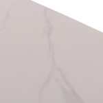 Τραπέζι Rav λευκό μαρμάρου sintered stone-μαύρο μέταλλο 160x90x75 - Image 8