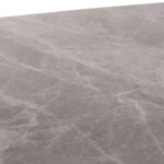 Τραπέζι Rav γκρι μαρμάρου sintered stone-μαύρο μέταλλο 160x90x75 - Image 8