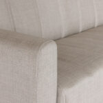 Καναπές-κρεβάτι με αποθηκευτικό χώρο διθέσιος Milos μπεζ-γκρι ύφασμα 148x78x85 - Image 5