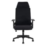 Καρέκλα γραφείου διευθυντή Endy ύφασμα mesh μαύρο 50x50x114/124 - Image 4