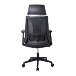 Καρέκλα γραφείου διευθυντή Andy ύφασμα mesh μαύρο 50x50x114/124 - Image 3