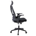 Καρέκλα γραφείου διευθυντή Andy ύφασμα mesh μαύρο 50x50x114/124 - Image 4