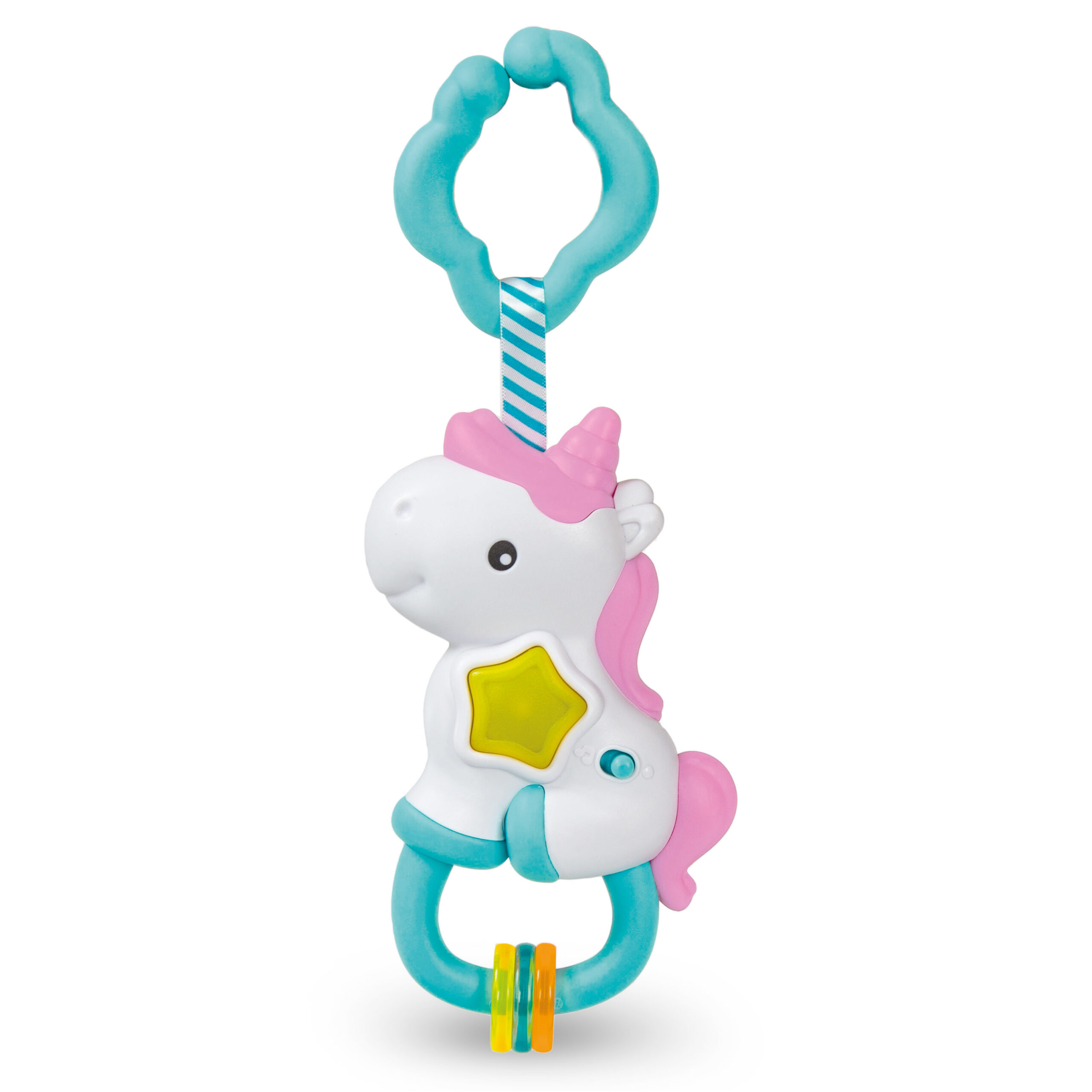 1000-17333-10-638a2cad3d043c0dd38fa56f-scaled Baby Clementoni Βρεφική Ηλεκτρονική Κουδουνίστρα Μονόκερος Για 3+ Μηνών - Image 1