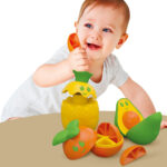 Baby Clementoni Βρεφικό Παιχνίδι Σετ Φρούτων Από Ανακυκλωμένα Υλικά Για 12-36 Μηνών - Image 4
